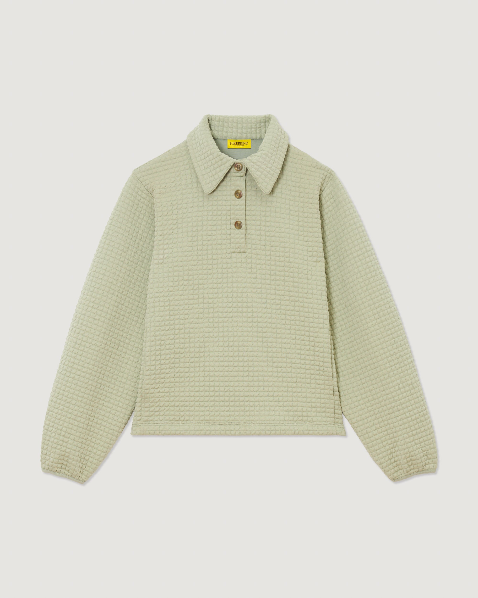 Midlayer 01 - Award-Winning Women’s Fleece Pullover - Lichen